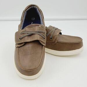 Boy's American Eagle Brown Boat Shoe, YOUTH Size 12, EUC